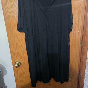 Torrid Black Polo Mini Dress size 5